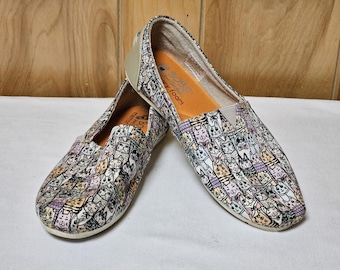 Bobs Skechers Bobs for Cats Womens Size 9 Cat Multicolor Slip-On Memory Foam