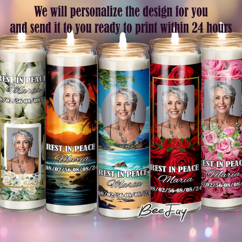 Rest in Peace Candle Etsy