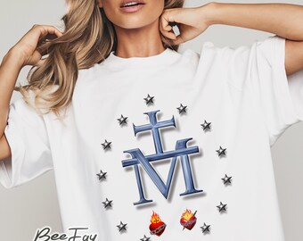 Our Lady of Miracles Miraculous Medal Marian Catholic PNG, Virgin Mary Design, Catholic Gifts for Women, Miraculous Medal Digital Download