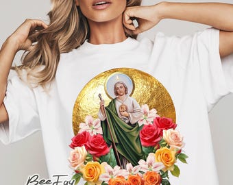 Saint Jude Thaddeus Clear Clip Art DTF PNG