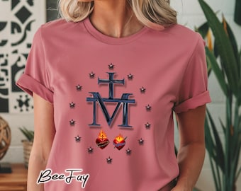 Medal Marian Catholic PNG, Our Lady of Miracles Miraculous Virgin Mary Design, Catholic Gifts Holy Mother Miraculous Medal Digital Download
