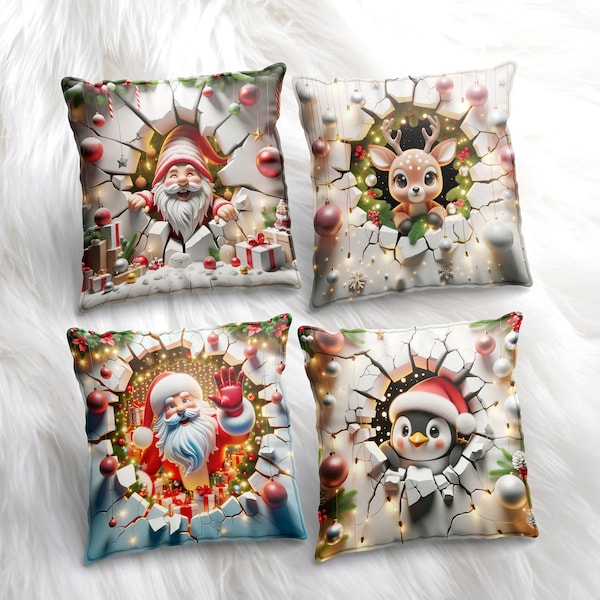 Christmas Sublimation Design for Pillow Case PNG