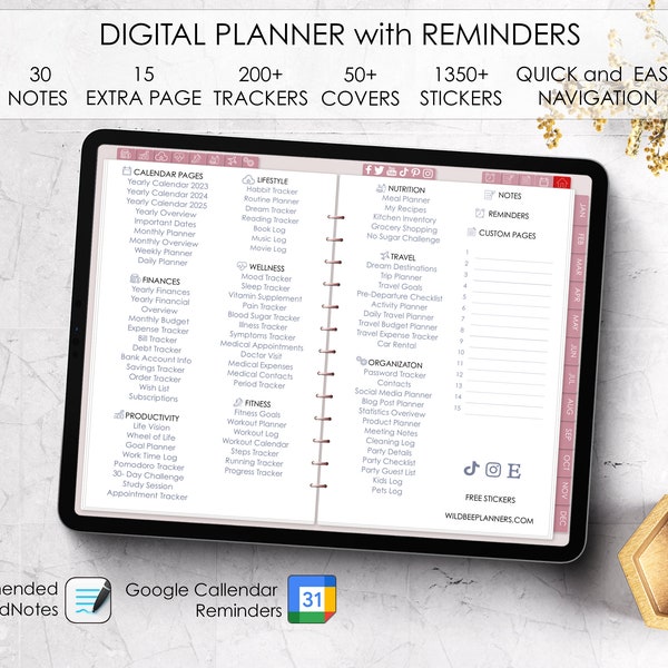 2025 Daily Planner Etsy