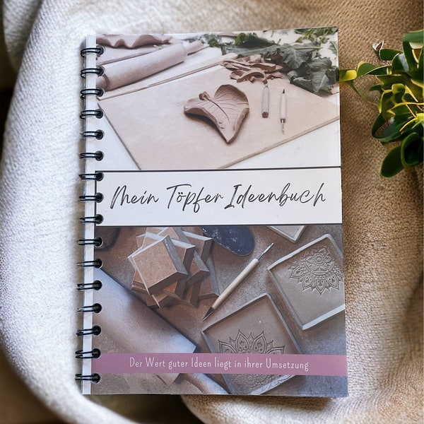 Töpfer-Ideenbuch, Tagebuch, Notizbuch