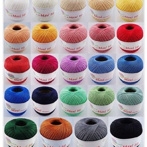 Crochet doilies, set of 6 around 9 cm, decorative doilies, colored, artificial crochet, beautiful image 7