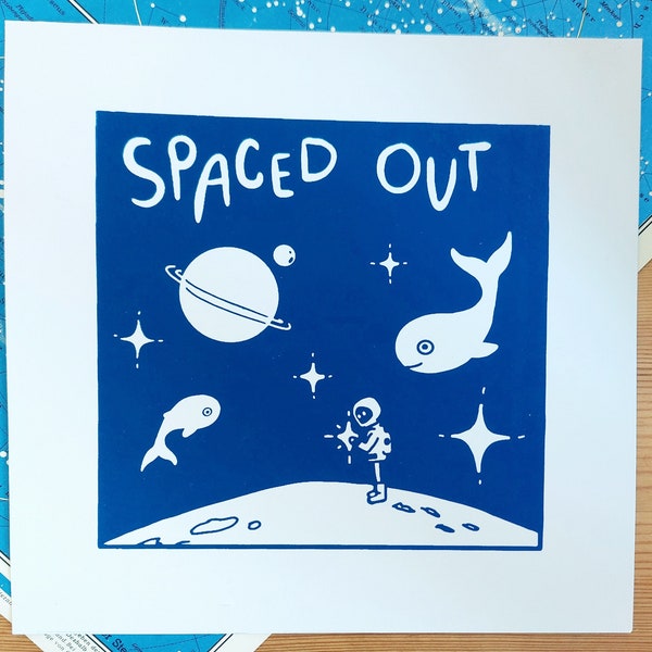 Kunstdruck „spaced out“