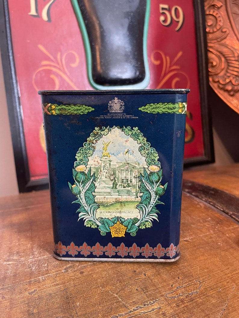 Boîte à Thé Jacksons Of Piccadilly - Vintage Rétro - Superbe Occasion