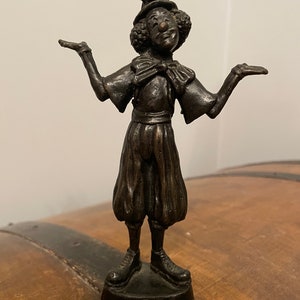Vintage Heavy verbronsde sculpture Ronald Mac Donald Clown, Kinderfonds 1970