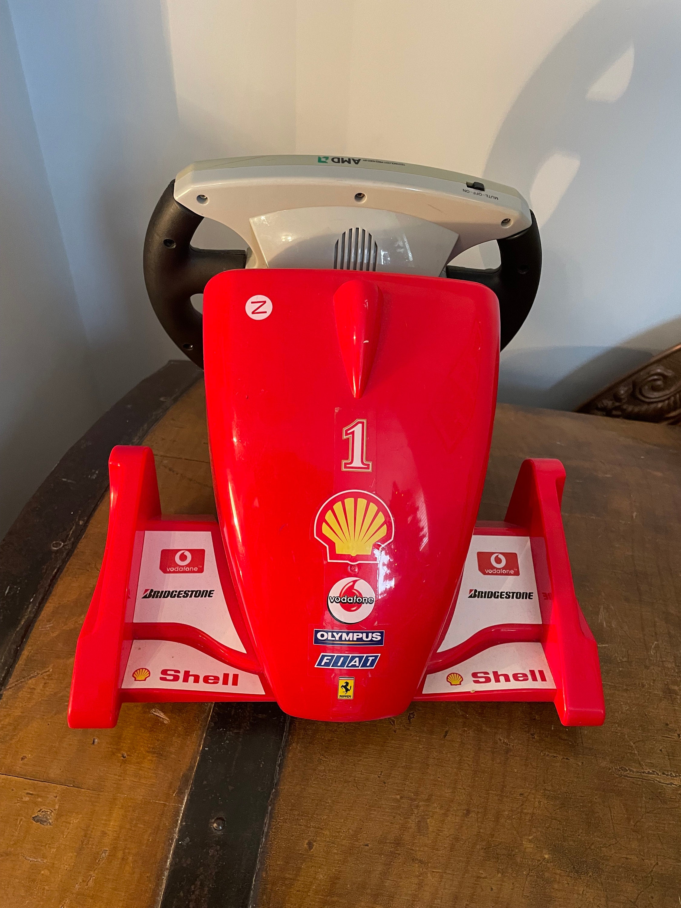 Ferrari Official F1 Racing Game LCD Driver Wheel Majorette Vintage