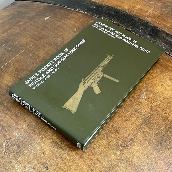 Vintage Jane's Pocket Book of Pistols and Sub-machine Guns
