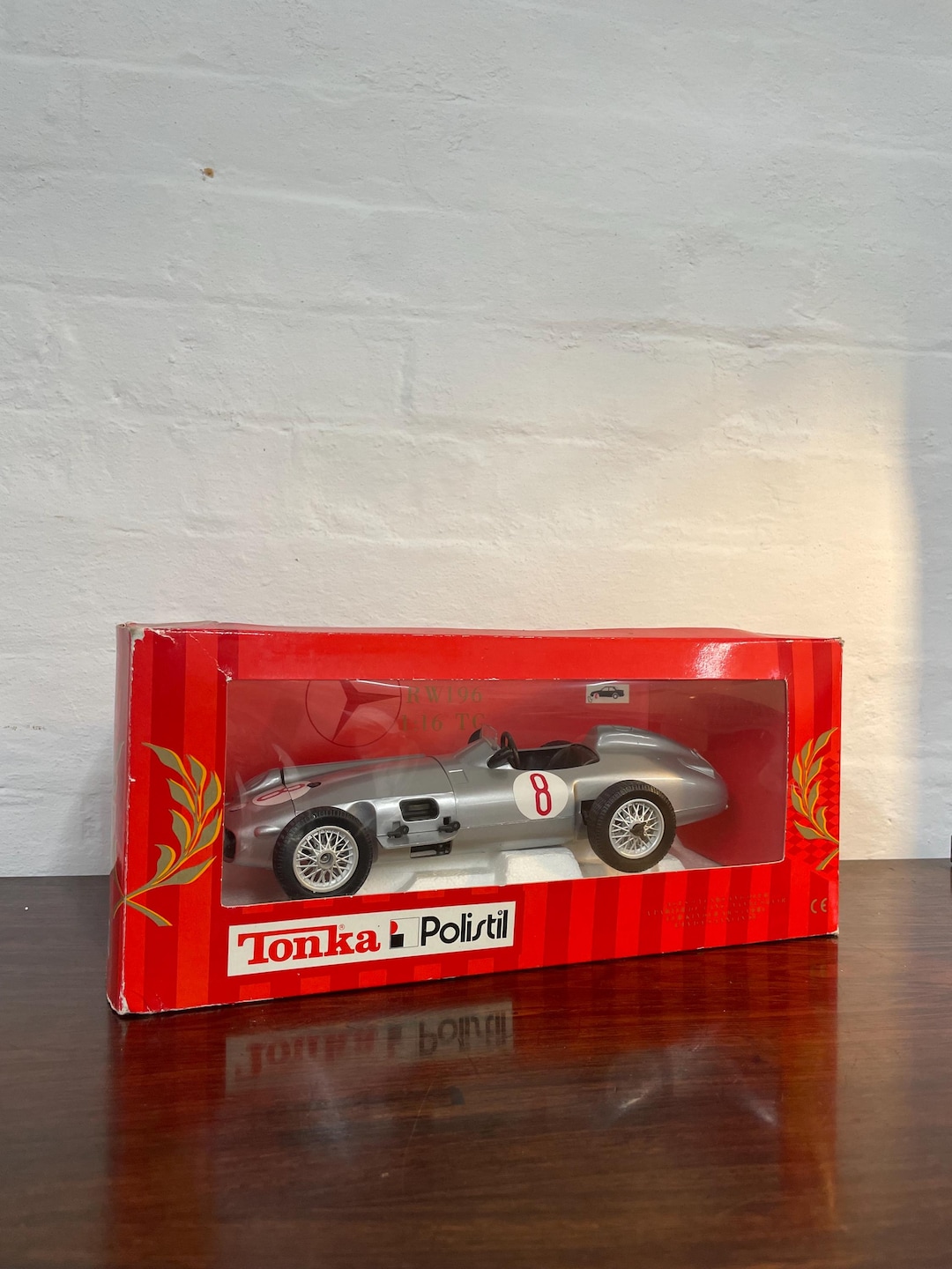 POLISTIL 1/18 VINTAGE MERCEDES-BENZ RW 196 DANS SA BOITE D