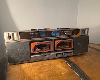 Amstrad TRC 6060 dual cassette radio recorder Very rare