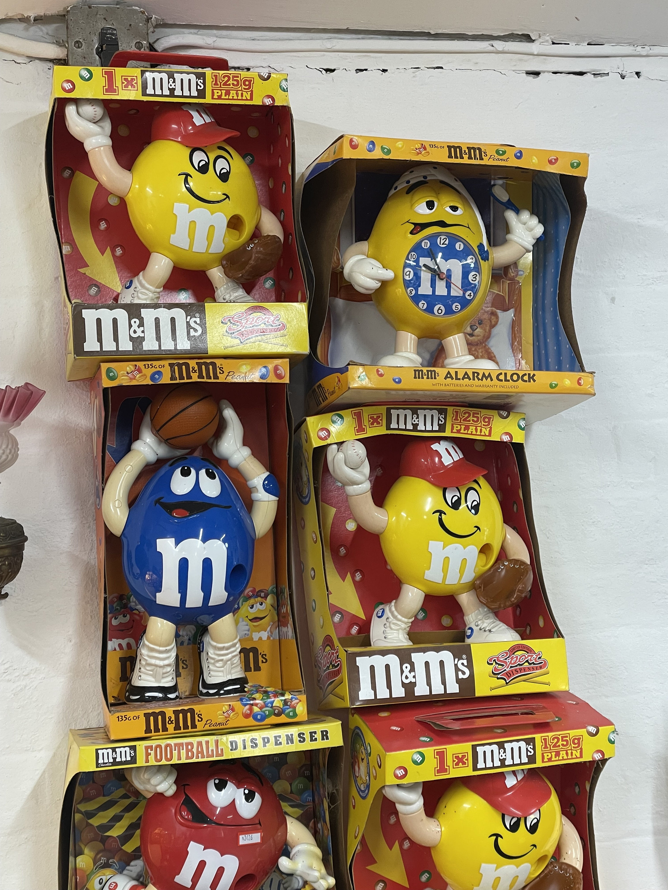 ヴィンテージ M&M ブルー チョコレート ディスペンサー