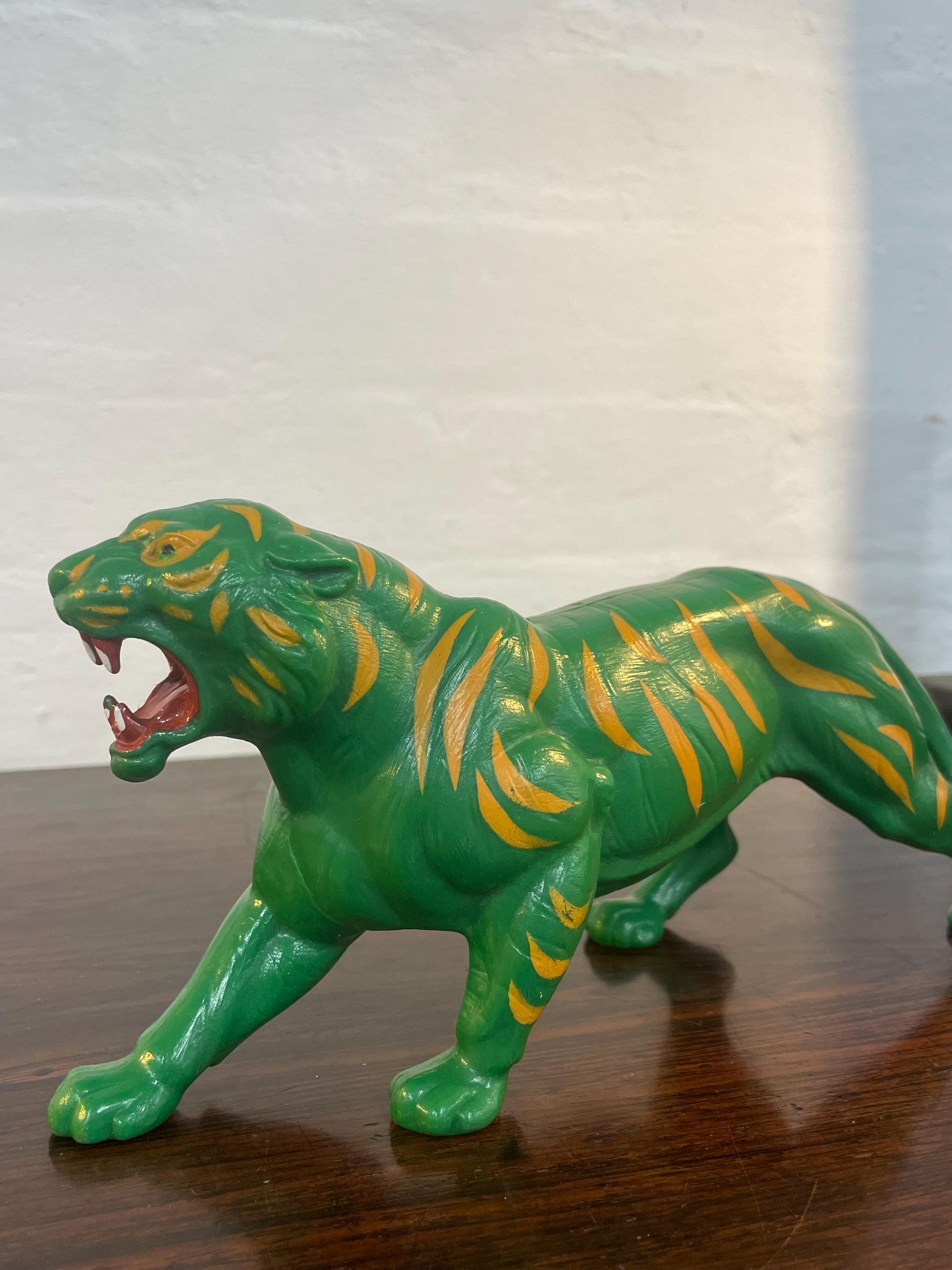 Vintage Battle Cat Only MOTU Plastic Green Tiger He man Masters of the Universe 1983 Etsy Canada