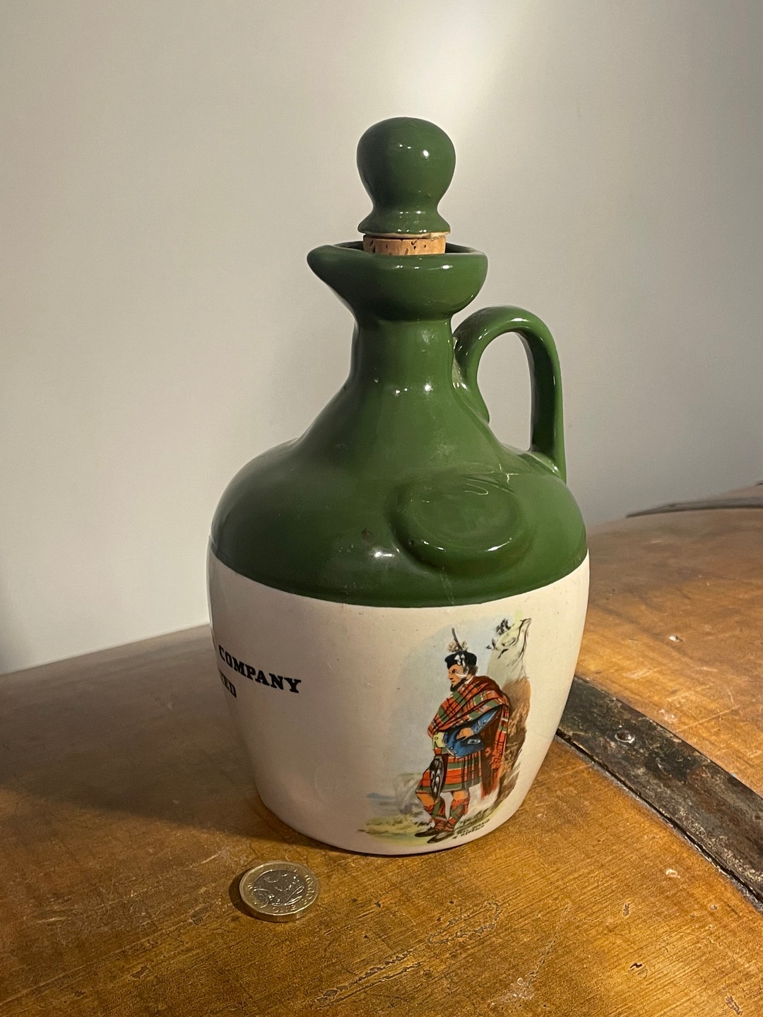 Vintage Scottish Whiskey Jug John Zink Company Ltd Etsy
