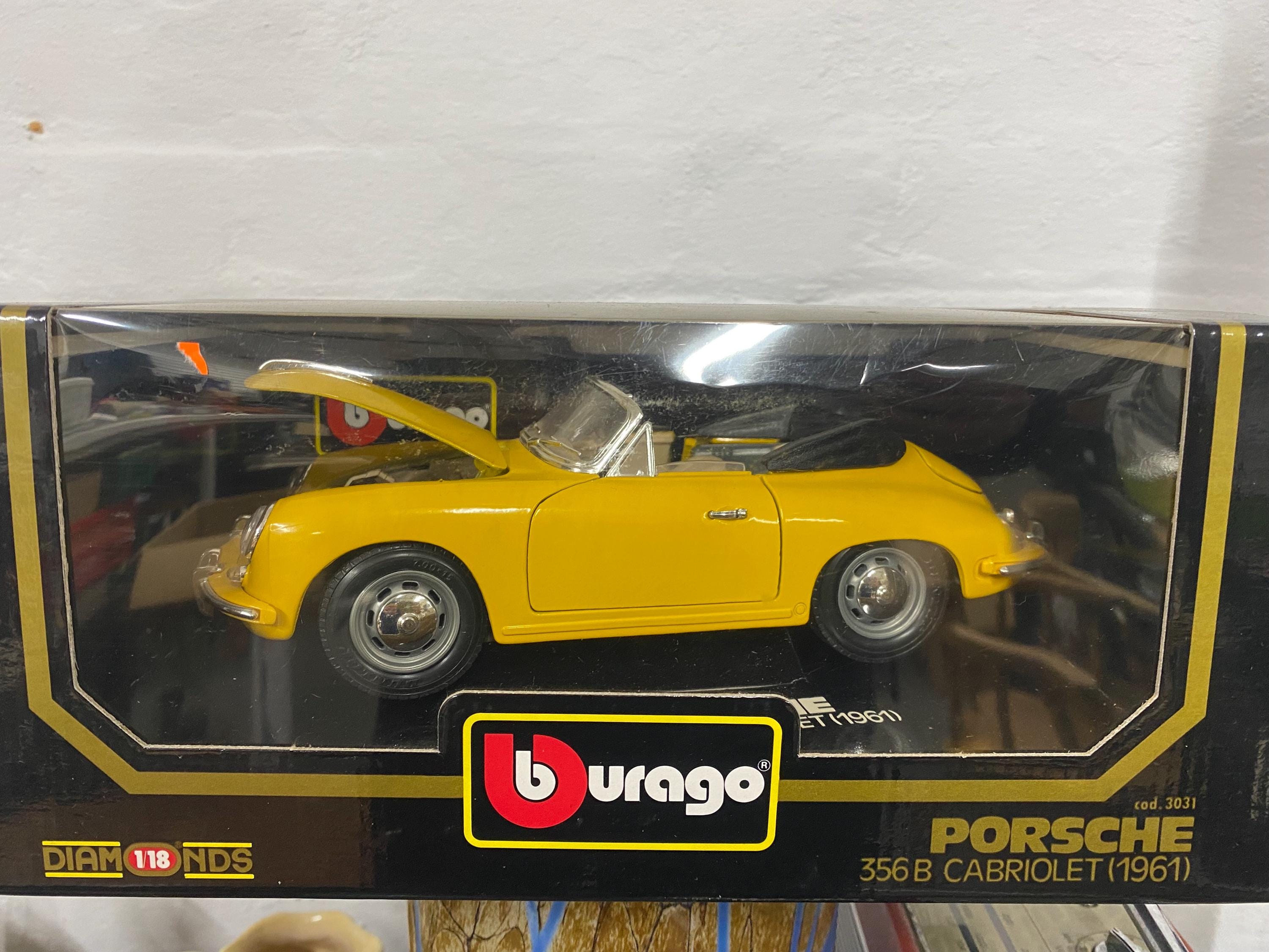 ポルシェ 356B カブリオレ 1961 イエロー 1/18 スケール ダイヤモンド 
