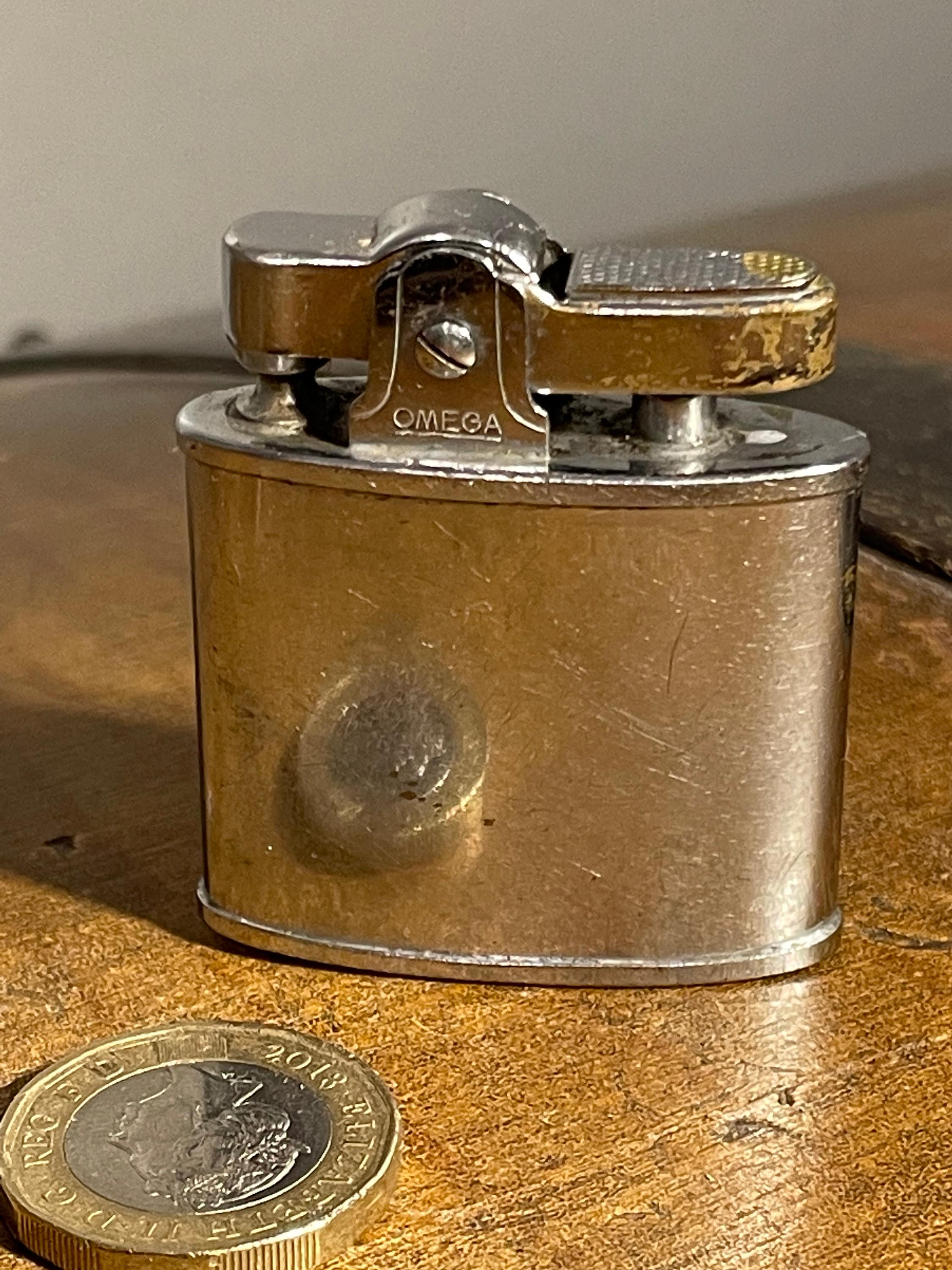 Vintage Silver Omega Super Lighter Made in Japan Etsy