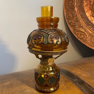 Vintage Oriental Oil Lamp Bronze Small Lamp Collectable Lamp -  New  Zealand