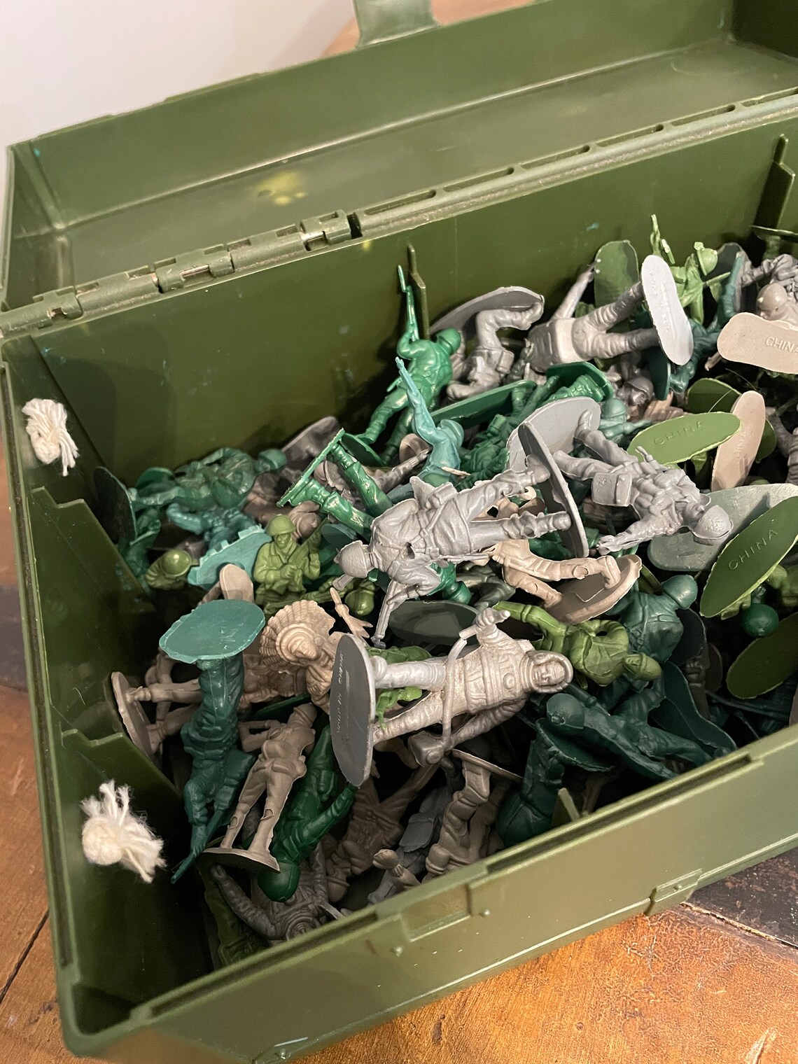 Vintage Plastic Toy Soldiers Lots Etsy