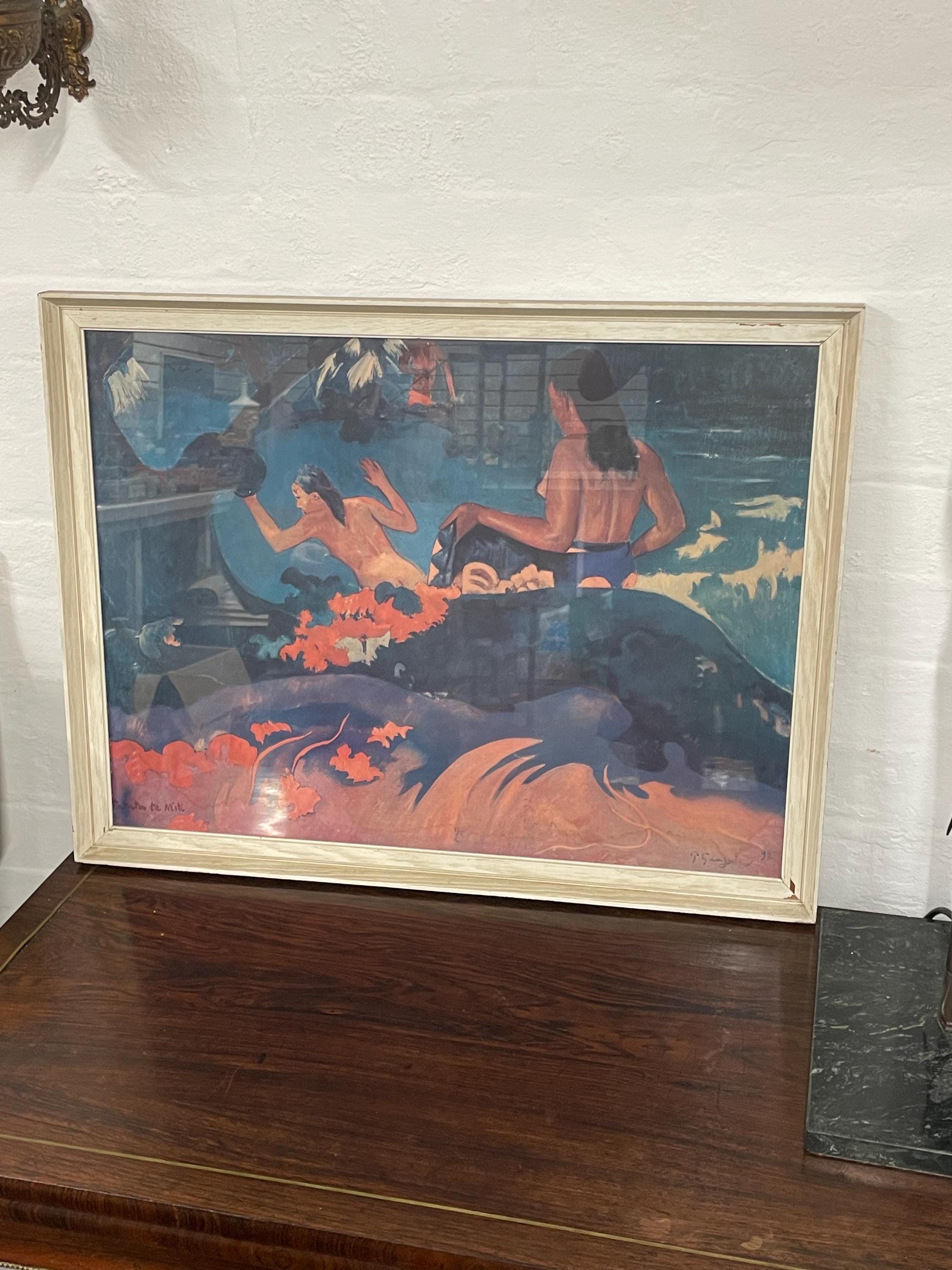 ポール・ゴーギャン 絵画、海辺で（Fatata te Miti） 絵画、海辺で