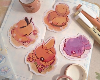 Pokemon stickers · sedentary stickers · anime stickers fanart