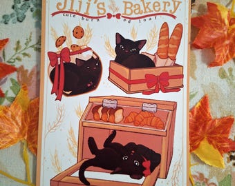 Ghibli Kiki's Delivery Service Print · Jiji Cat · Anime Print Fanart