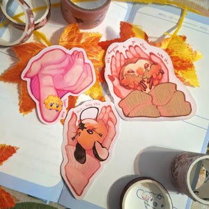 Pokemon stickers · rowlet, joltik, dedenne · anime stickers fanart all stickers