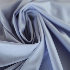 high-quality satin microfiber fabric for underwear/beachwear/fitness wear 0.5m (silky blue color)