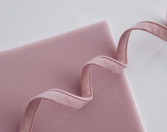 2 meters antique rose color bra underwire casing for bra making, tunnel tape for bra underwires