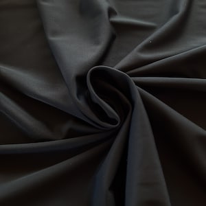 high-quality microfiber fabric for lingerie/underwear 0.5m black, stretch fabric