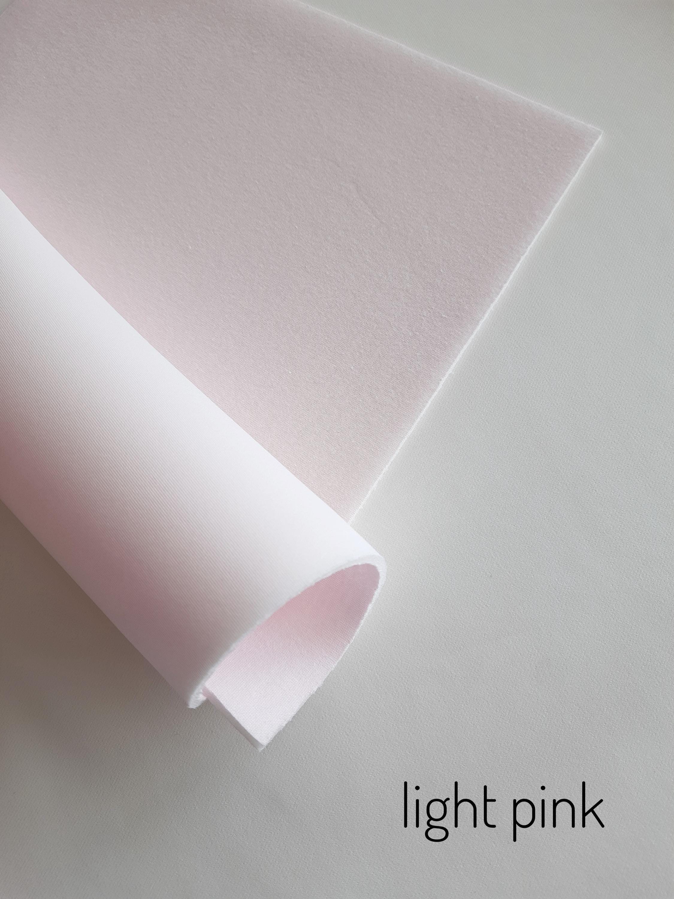 1/8"/3mm sew bra foam, light pink laminated foam for bra cup (50x30cm)