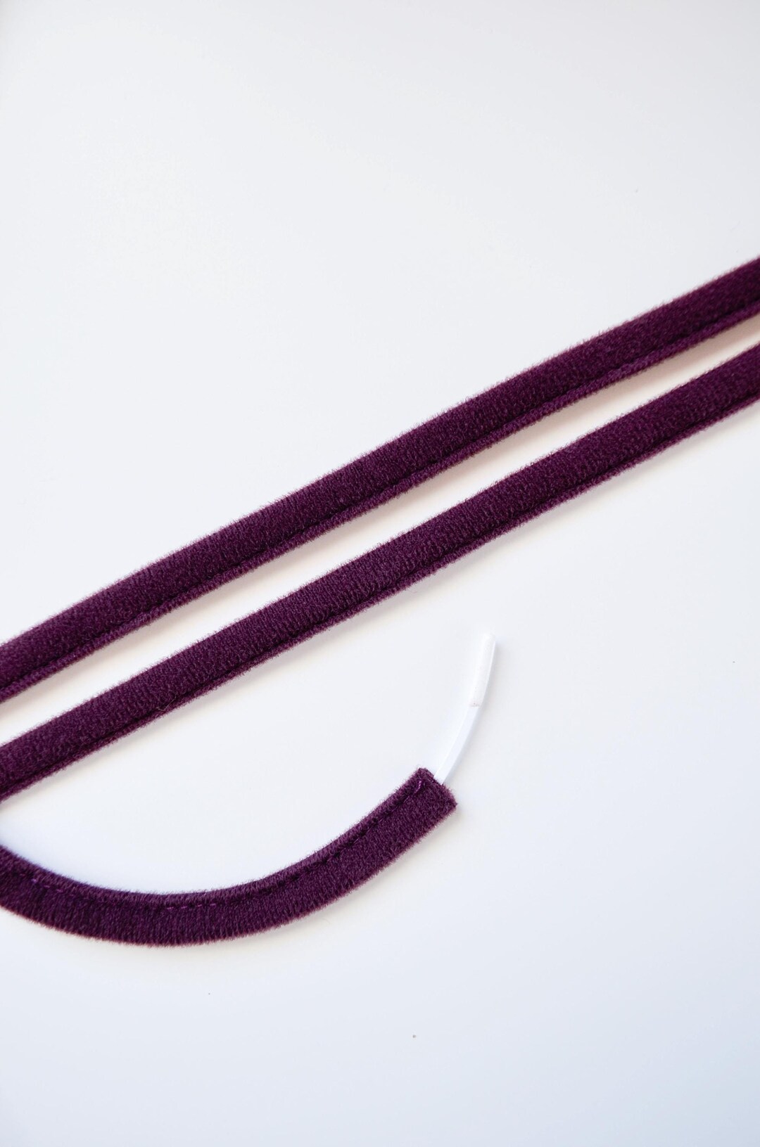 2 Meters Plum Bra Underwire Casing for Bra Making, Tunnel Tape for Bra ...