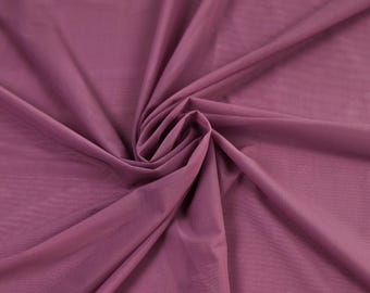 Tissu italien en maille extensible, maille élastique pour lingerie et body (vendu par 0,5 m)