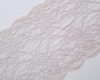 eyelash stretch lace trim for sewing lingerie, elastic lace fabric for bra making