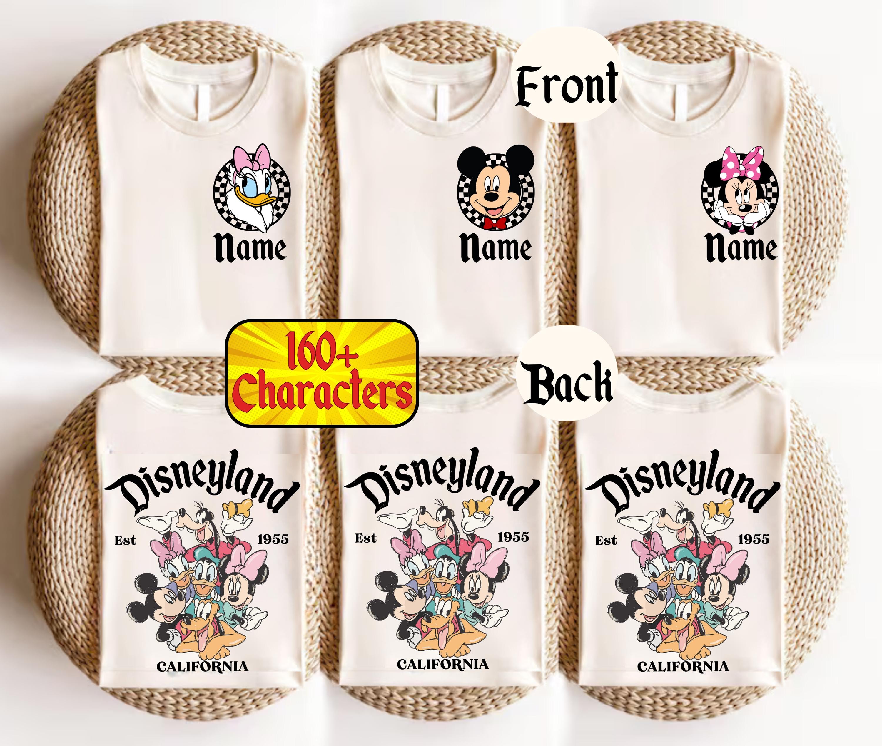 Custom DISNEYLAND Shirt,Disney All Character Shirt,Disney Family Trip Tee,Mickey And Friends Shirt,Disney Matching Shirt,Disney Group Shirt