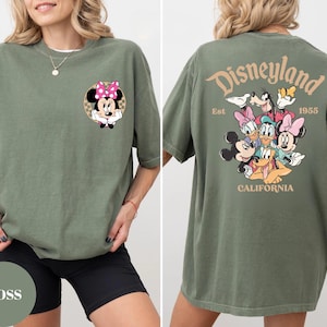 Custom Disneyland California Family Trip Comfort Colors Shirt: Mickey and Friends Tee,Family Trip Matching Shirt,Group Tee,Unisex Outfits image 10