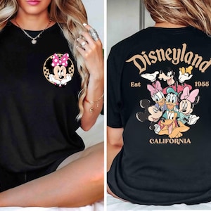 Custom Disneyland California Family Trip Comfort Colors Shirt: Mickey and Friends Tee,Family Trip Matching Shirt,Group Tee,Unisex Outfits image 8