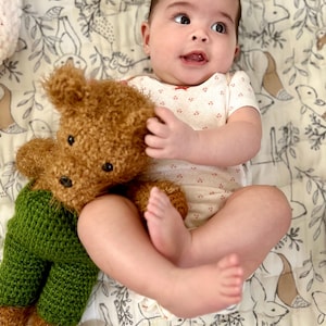 Crochet Corduroy Bear Friend