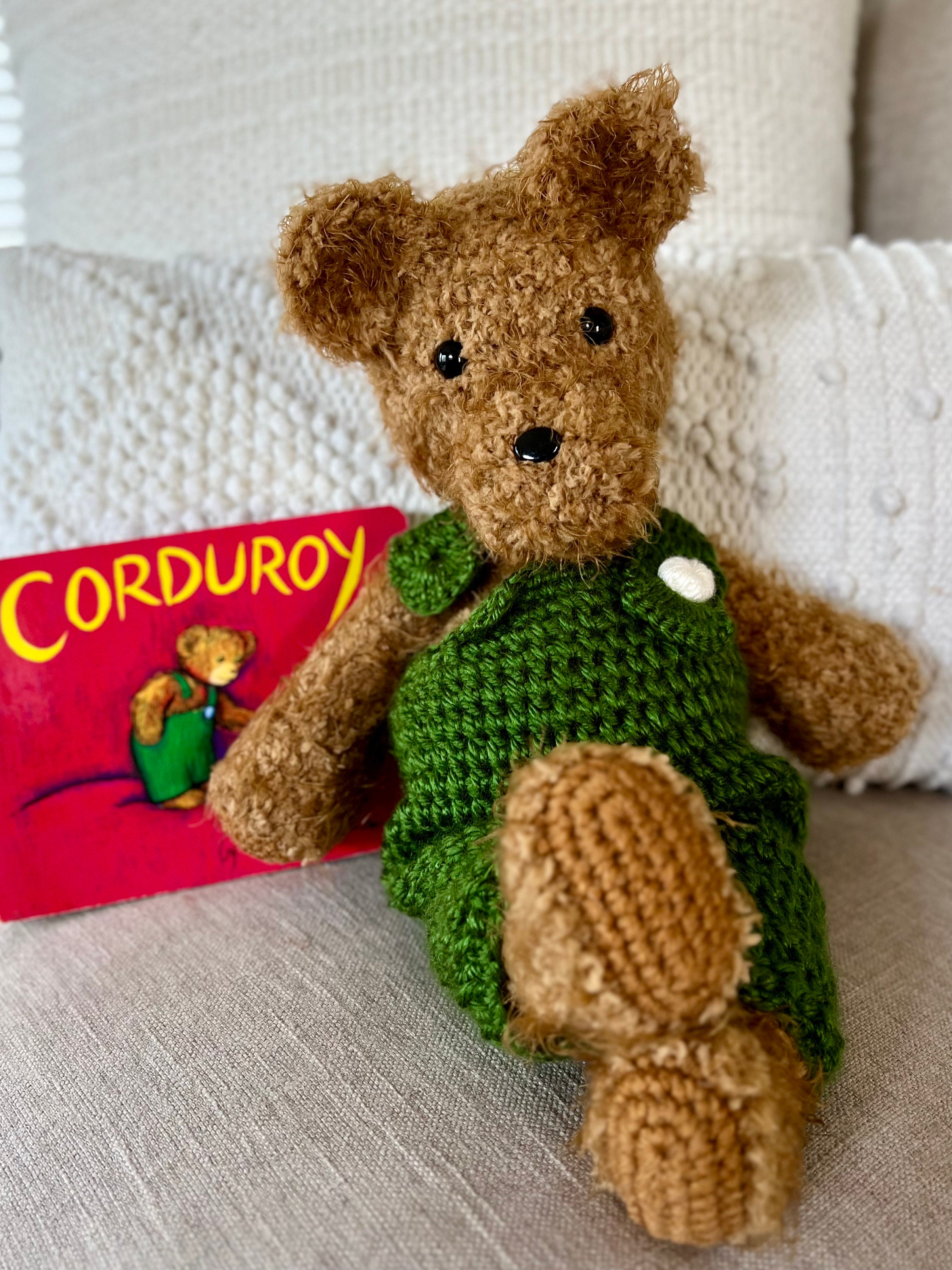 Corduroy Teddy Bear Template