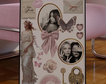 Editable Matchbook Template | Custom Romance Matchbox Poster | Vintage Matchbook Wall Art | DIY Canva Matchbox Art Print