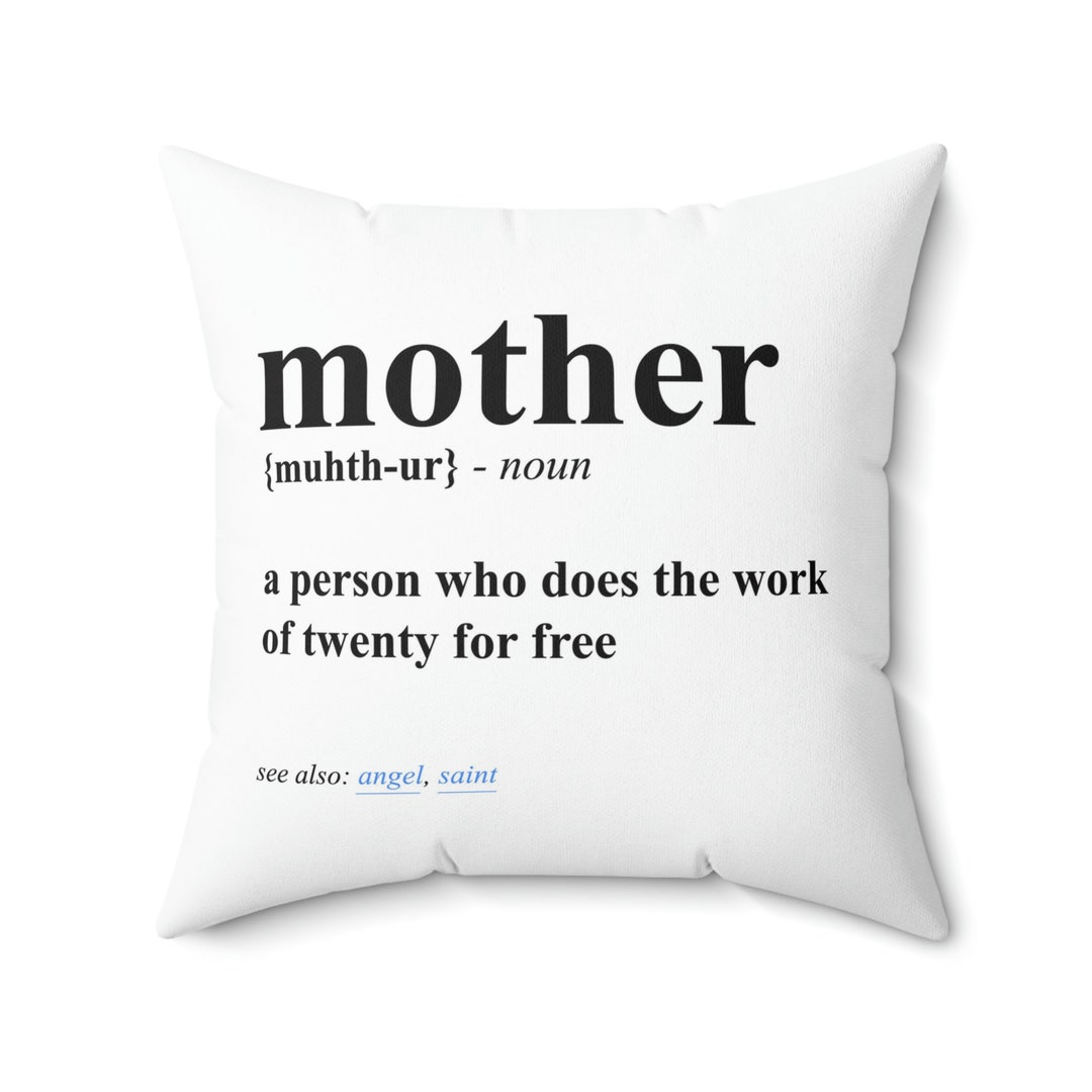 Mother's Day Pillow, Mother's Day Gift, Best Mom Ever, I Love Mom