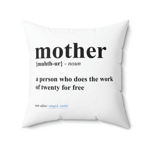 Mother&#39;s Day Pillow, Mother&#39;s Day Gift, Best Mom Ever, I love Mom, Happy Mother&#39;s Day, Aesthetic Pillow, Gift for Moms