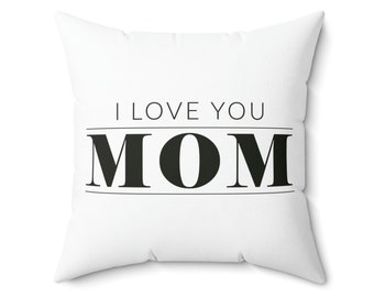 Almohada del día de la madre, regalo del día de la madre, la mejor mamá, amo a mamá, feliz día de la madre, almohada estética, regalo para las mamás