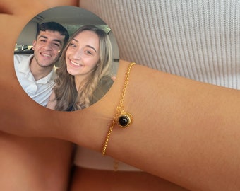 Photo Bracelet • Projection bracelet • Picture Inside Bracelet • Couples Bracelet • Personalized bracelet • Memorial Gift • Gift for her