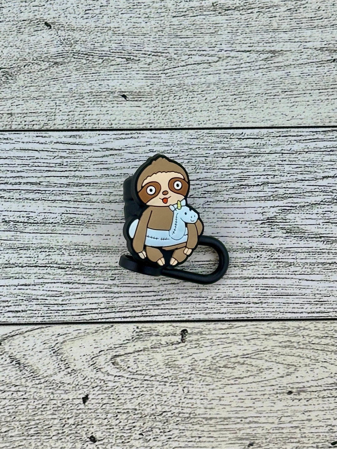 Sloth Straw Toppers - Etsy