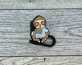 Sloth Straw Toppers