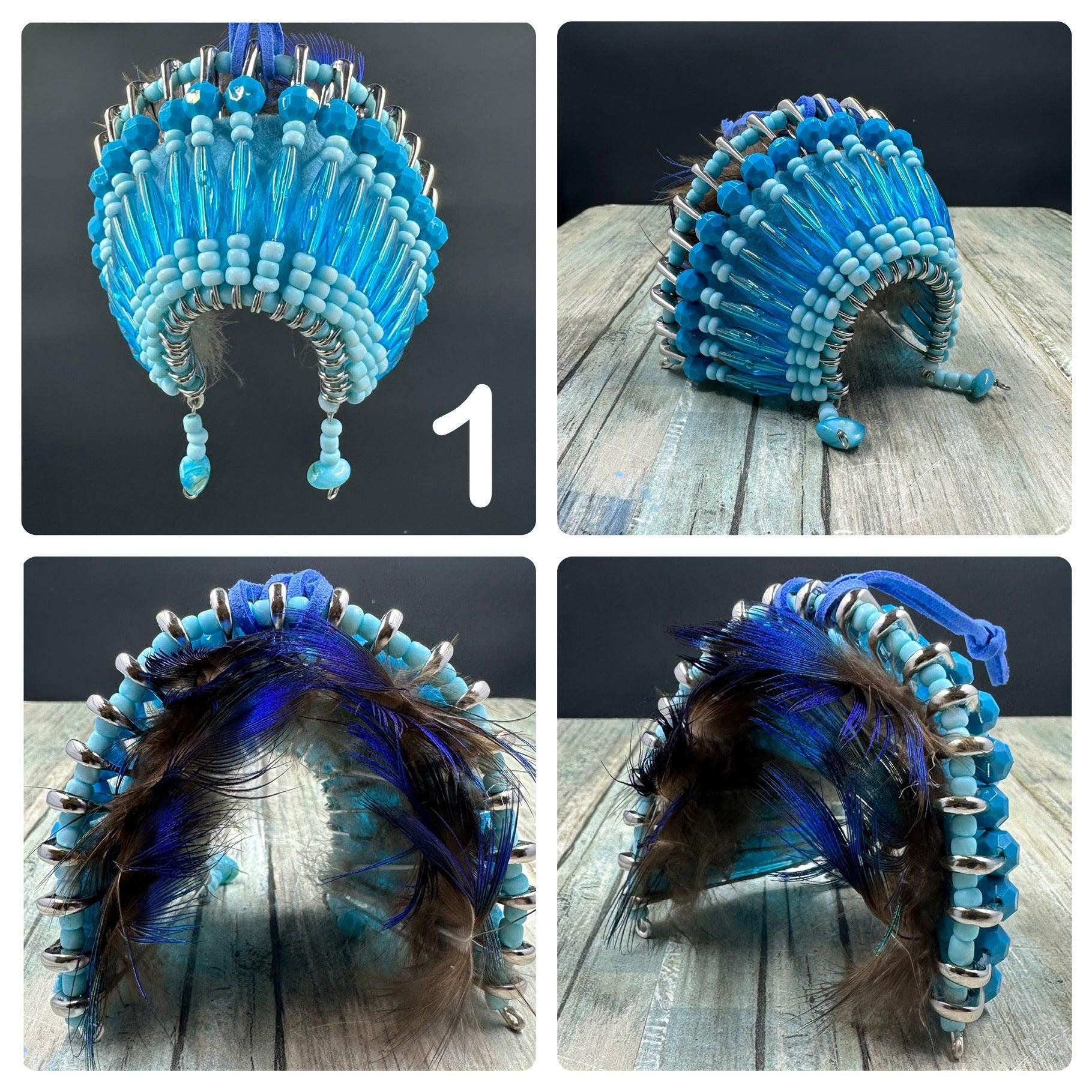 Beaded Headress  made in India by Western fashions Amazon.com: Weavish Beaded Hatband Native American Style  main image 4
