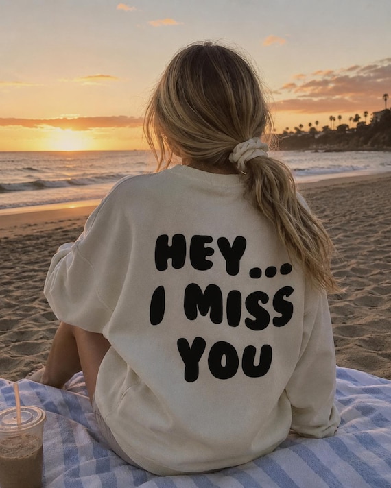 Hey I Miss You SVG | Cricut Design Space File (digital Download