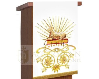 Lectern hanging "The Lamb of God" Accessories for church celebrations.