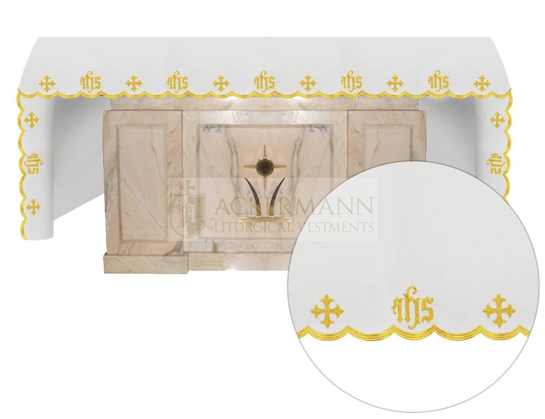 Church Altar Cloth Ihs,accessories for Church Celebrations,catholic